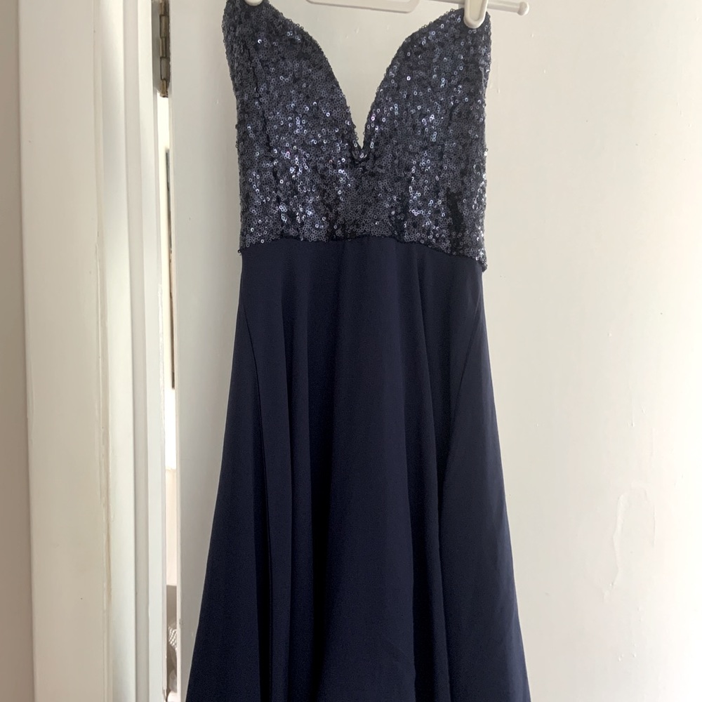 Tobi XS dark blue dress